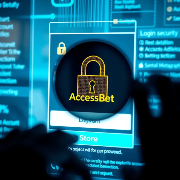 Secure login interface with padlock symbol representing account protection