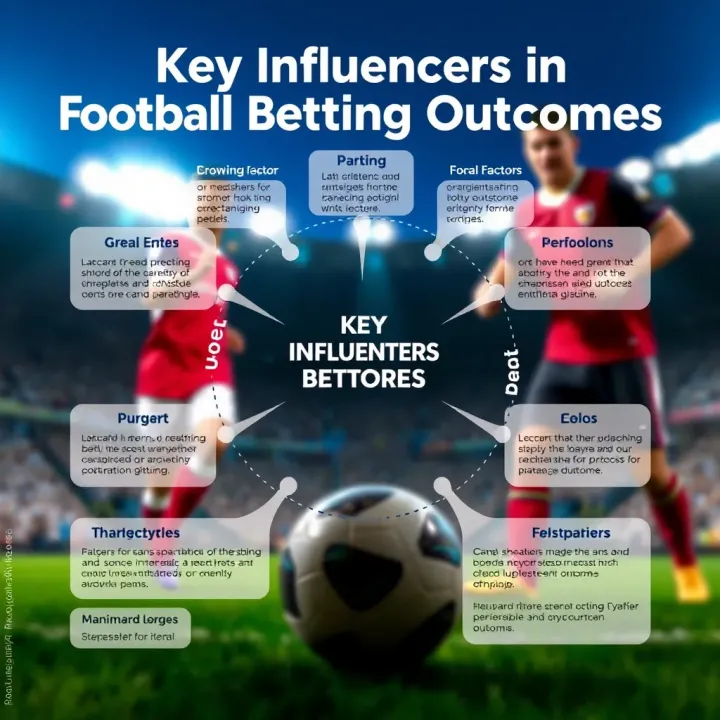 Diagram illustrating key factors influencing football betting outcomes