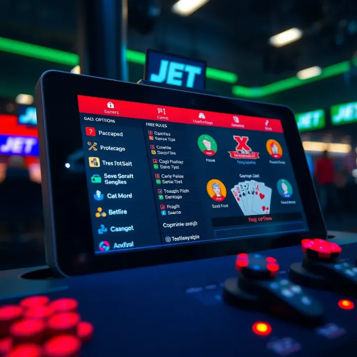 Digital betting interface displaying AccessBet JetX game options and controls for Nigerian players