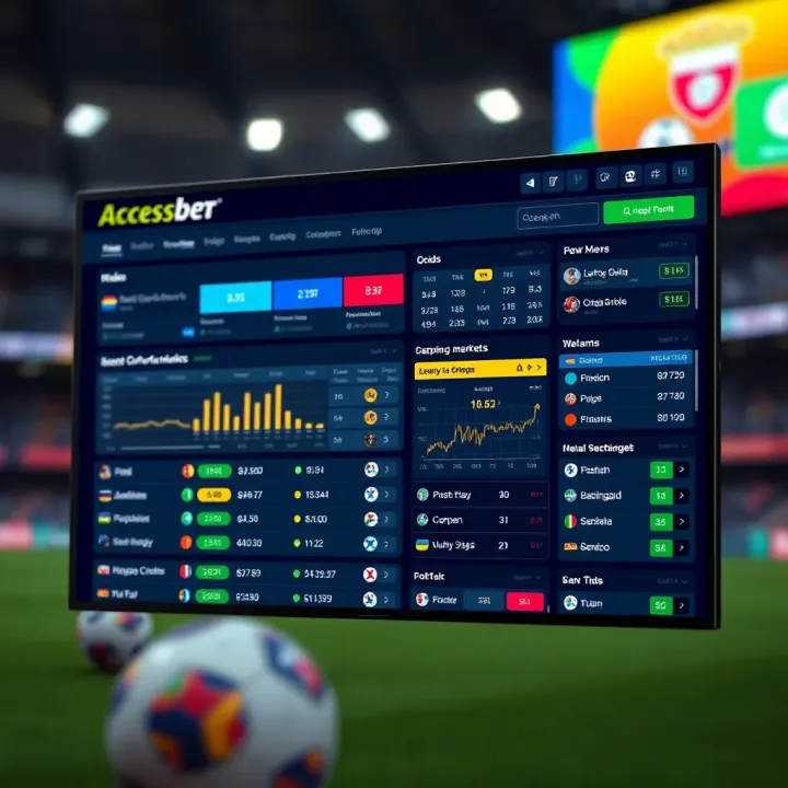 A visually engaging dashboard displaying various betting markets and odds relevant to Nigerian platforms for La Liga matches