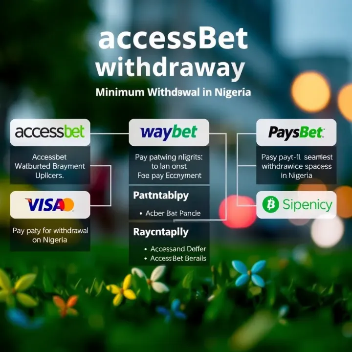 Illustration showing various payment options available on AccessBet for seamless withdrawal in Nigeria