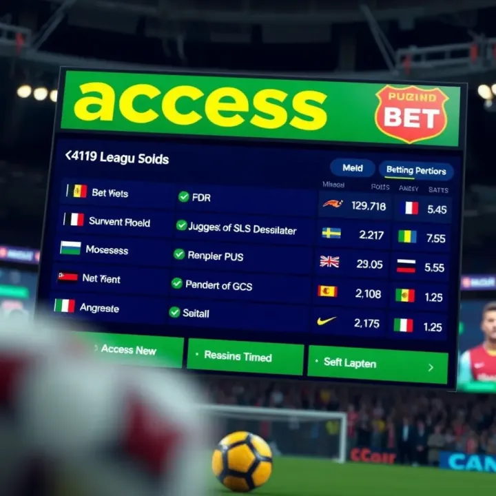 Digital betting odds displayed on a sports betting platform screen focusing on Premier League matches