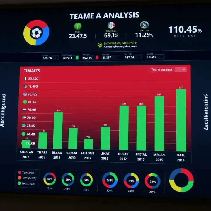 Chart displaying team performance statistics for Serie A season analysis