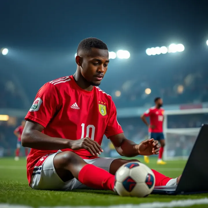 Graphic illustrating benefits and challenges of using AccessBet Virtual Football Prediction Software in Nigeria