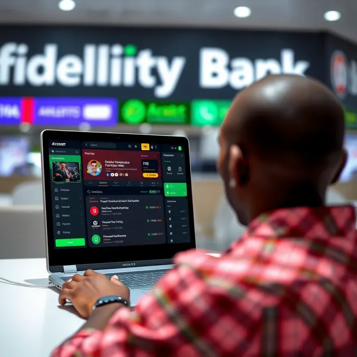 Digital representation of fintech innovation enhancing financial transactions and sports betting experience