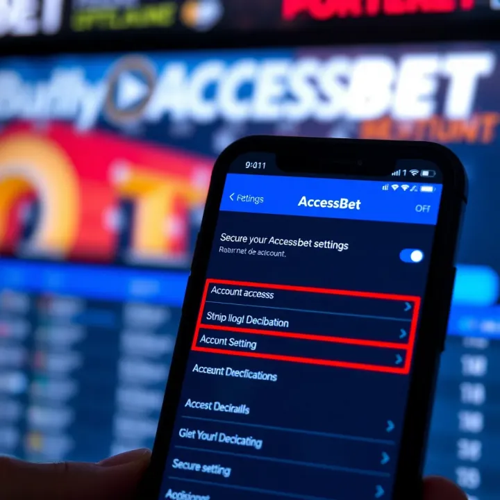 Smartphone screen showing secure access settings with account deactivation options