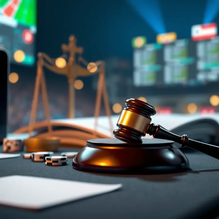 Visual representation of legal considerations and guidelines for online gaming apps in Nigeria