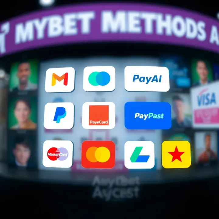 Various digital payment methods icons available for transactions on MyBet AccessBet