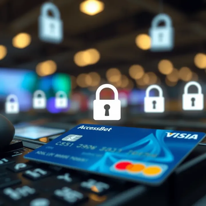 Bank card and digital payment icons representing secure fund transfers in Nigeria