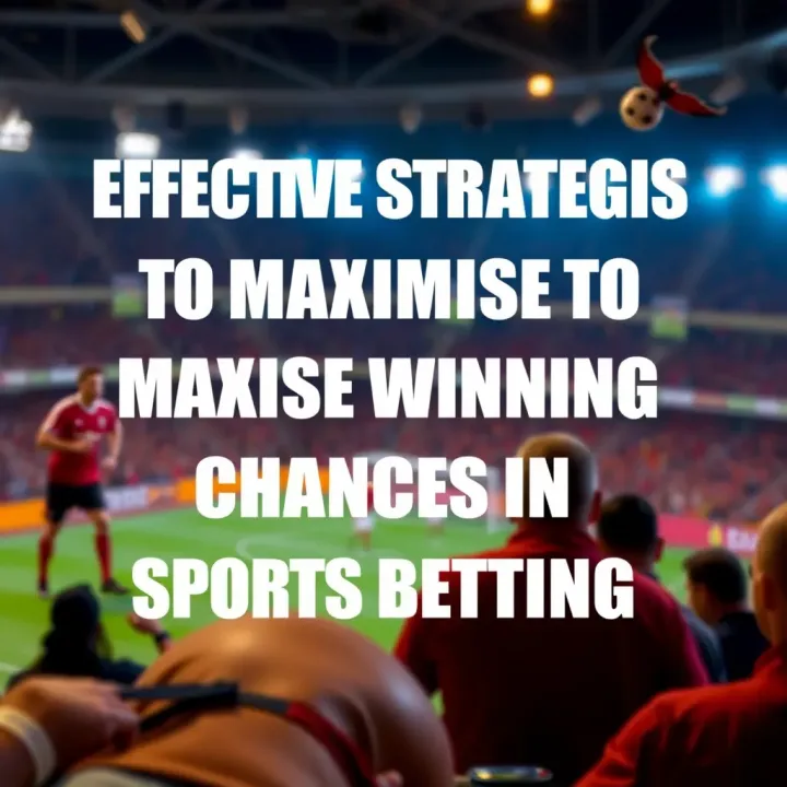 Conceptual graphic showing strategies to enhance winning chances in sports betting
