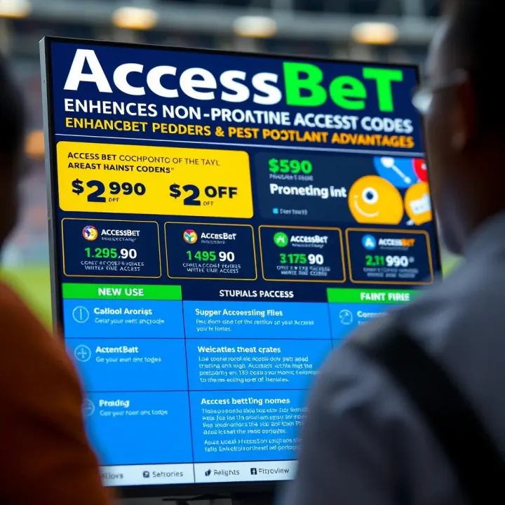 Graphic depicting promotional offers and benefits related to AccessBet codes on Nigerian sports betting platform