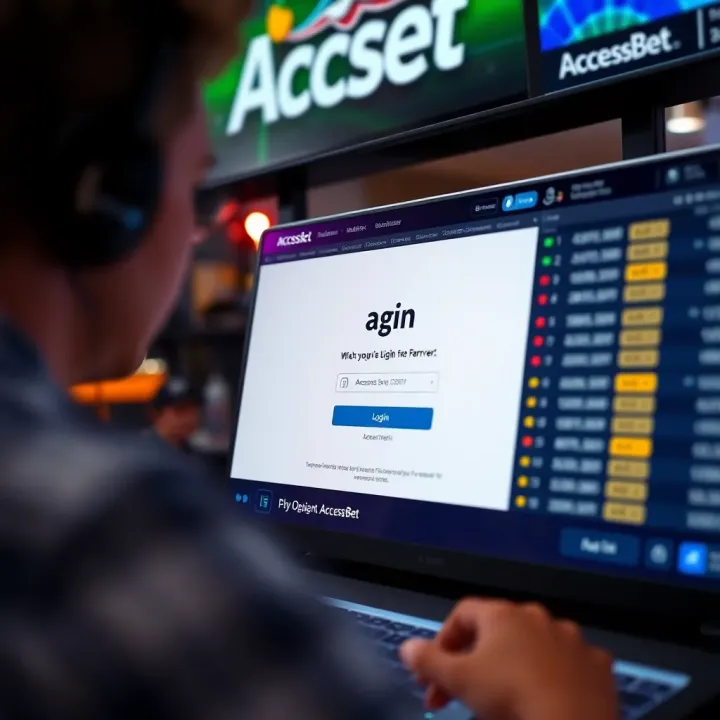 User facing login error message on AccessBet platform screen