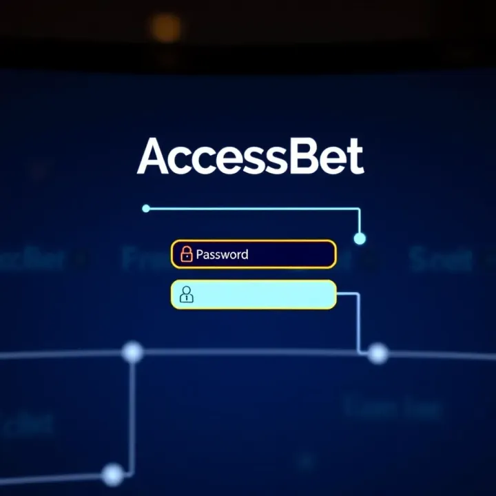 Illustration of secure login interface with password and username fields